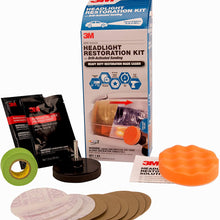 3M Heavy Duty Headlight Restoration Kit with Quick Clear Coat, 39175