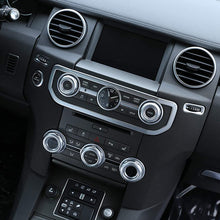 HERBEN 5pcs/Set Chrome Volume and Air Conditioning Knobs Trim for Land Rover Discovery 4 LR4 Car Accessory and Parts