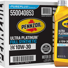 Pennzoil Ultra Platinum Full Synthetic 10W-30 Motor Oil (1-Quart, Case of 6)