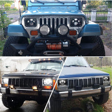 Partsam 5x7 Inch LED Headlights 7x6 Led Sealed Beam Headlamp w/High Low Beam H6054 6054 LED 110W H4 Plug H5054 6054 6052 Compatible with Jeep Wrangler YJ Cherokee XJ Toyota Pickup True DOT (Pair)