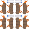 Brake Pads for Can-Am Maverick,Fits 2017 2018 2019 Can-Am Maverick X3 4x4 / X3 4x4 XRS / X3 Max 4x4/ X3 Max 4x4 XRS,2018 2019 Can-Am Maverick X3 4x4 DPS/X3 Max 4x4 DPS, 4set Front & Rear Brakes Pads