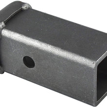 TOPTOW 64453 Trailer Hitch Receiver Tube Weld on Raw Steel for 2 Inches Hitch Receiver, 6 inch Length