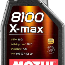 Motul 104531 8100 0W40 X-Max Synthetic Engine Oil-Porsche A40 1-Liter 33.81 Fluid_Ounces