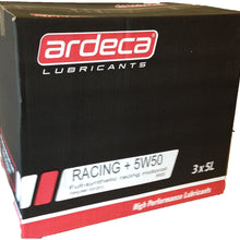 Ardeca Racing Plus5w-50 Fully Synthetic Motor Oil 3 x5 Liter CASE Made in BELGIUM