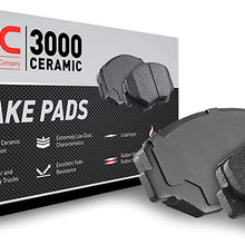 Rear Set Dynamic Friction Company 3000 Ceramic Brake Pads 1310-1965-00