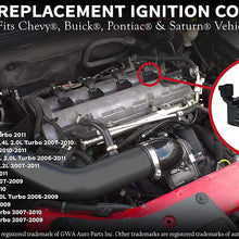 Ignition Coil Pack - Replaces 12638824, 12578224, D522C - Compatible with Buick, Chevy, GMC, Pontiac and Saturn Vehicles - 2.4L, 2.2L, 2.0L Turbo - Malibu, HHR, Cobalt, Equinox, Terrain, G6