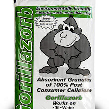 ESP Gorillazorb Cellulose Complex Universal Granular Absorbent, 4 Gallon Absorbency, 25 lbs Poly Bag, Off White