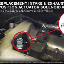 Intake and Exhaust Camshaft Position Actuator Solenoid Valve Kit - Replaces 12655421, 12655420 - Fits Chevy Cobalt, HHR, Malibu, Equinox, GMC Terrain, Pontiac G6 and more GM Vehicles - 2.0, 2.2, 2.4L