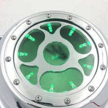 XKMT-Green LED See Through Engine Clutch Cover Compatible With Suzuki Gsx1300R Hayabusa B-King Chrome [B074QBQNFX]
