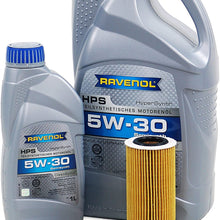 Blau J1A5089-B Motor Oil Change Kit - Compatible with 2012-14 VW Beetle w/ 5 Cylinder 2.5L Engine - 5w30