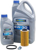 Blau J1A5089-A Motor Oil Change Kit - Compatible with 2006-10 VW Beetle w/ 5 Cylinder 2.5L Engine - 5w30