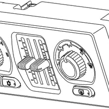 ACDelco 15-73227 Heater and Air Conditioner Control Assembly