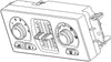 ACDelco 15-73227 Heater and Air Conditioner Control Assembly