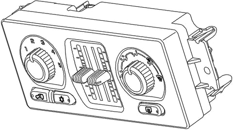 ACDelco 15-73227 Heater and Air Conditioner Control Assembly