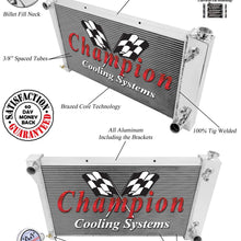 Champion Cooling, Multiple Chevrolet Truck Models 3 Row All Alum Radiator, CC369