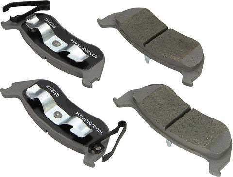 ACDelco 14D981CH Advantage Ceramic Rear Disc Brake Pad Set