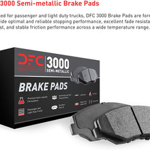 Rear Dynamic Friction Company 3000 Semi-Met Brake Pads 1311-0899-10