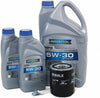 Blau J1A5059-E Motor Oil Change Kit - Compatible with 2002-04 Audi A6 w/ 6 Cylinder 3.0L Engine - 5w30