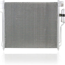 A/C Condenser - Pacific Best Inc For/Fit 3769 08-18 Nissan Frontier 08-12 Pathfinder 06-15 Xterra w/Receiver & Dryer