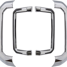 Front Mesh Grille Covers Compatible With 2011-2016 F250 F350 Super Duty Chrome Grill Covers