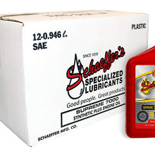 Schaeffer Manufacturing Co. 0703-012 Supreme 7000 Synthetic Plus Engine Oil 10W-30, 1 quart (case of 12)