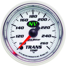 Auto Meter 7357 NV 2-1/16" 100-260 F Full Sweep Electric Transmission Temperature Gauge