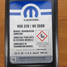 Chrysler Dodge Jeep Ram 2 Quarts NSG 370/NV 3500 Manual Transmission Lubricant