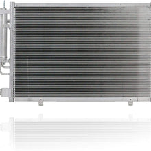 A/C Condenser - Pacific Best Inc For/Fit 3881 11-13 Ford Fiesta Sedan/Hatchback