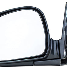 Driver Side Mirror for Chevy S10 Blazer GMC Sonoma Jimmy Isuzu Hombre Oldsmobile Bravada (1994 1995 1996 1997 1998) Smooth Black Non-Heated Folding Left Rear View Replacement Door Mirror GM1320126