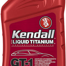 Kendall 1075040 Blend Motor (GT-1 High Performance Synthetic Oil with Liquid Titanium 10W40-1 Quart), 32. Fluid_Ounces
