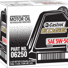 Castrol 03084C Edge 5W-30 Advanced Full Synthetic Motor Oil, 5 Quart