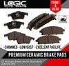CERAMIC Brake Pads Fits Ford Fusion, Mazda 6, Lincoln MKZ, Mercury Milan [FRONT & REAR]