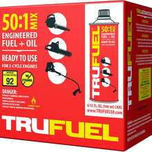 TruFuel 2-Cycle 50:1 Pre-Blended Fuel for Outdoor Power Equipment - 32 oz. (Case of 6) (6525638)