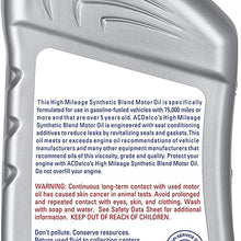 ACDelco 10-9222 Professional High Mileage 10W-30 Synthetic Blend Motor Oil - 1 qt