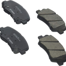 Bosch BC1593 QuietCast Premium Ceramic Disc Brake Pad Set For 2012-2017 Hyundai Accent and 2012-2017 Kia Rio; Front