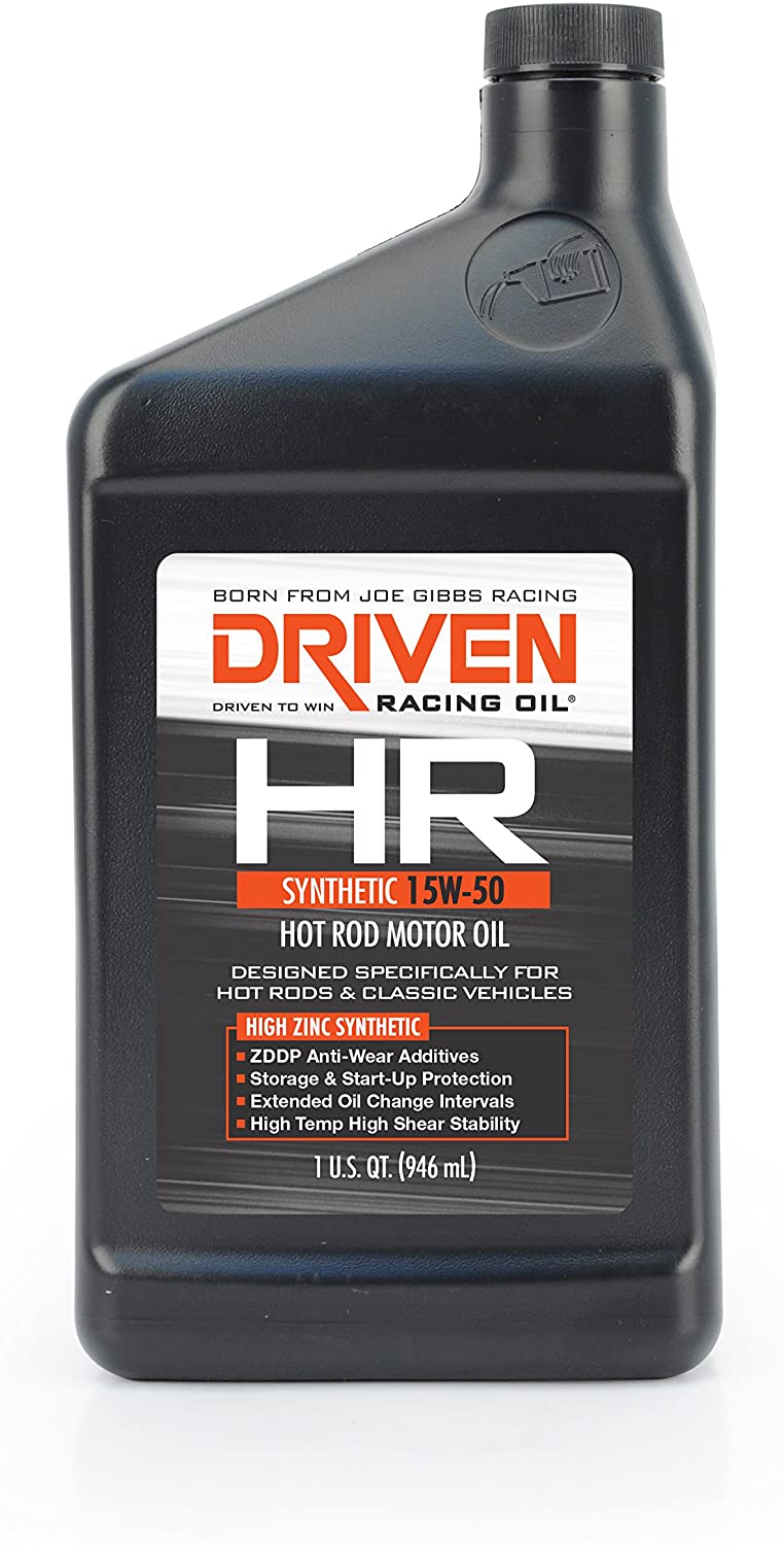 Driven Racing Oil 01606 HR-3 15W-50 Synthetic Hot Rod Oil - 1 Quart