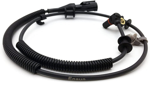 Ensun 7L3Z-2C204-A Anti-lock Braking System ABS Wheel Speed Sensor with Wire Harness (Only for RWD Models) Replaces 695-044