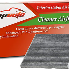 EPAuto CP819 (CF11819) Replacement for Hyundai/Chevrolet/GMC/KIA/Saturn Premium Cabin Air Filter includes Activated Carbon