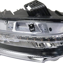 Headlight Compatible For 2016-2019 Honda Civic Right Passenger LED With bulb(s)