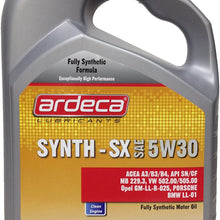Ardeca ARD010039-005 Synth-SX Gold/Yellow 5w-30 Synthetic Motor Oil - 5 Liter