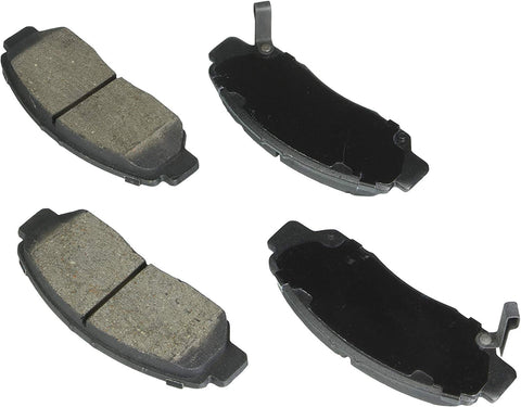 Bosch BE959H Blue Disc Brake Pad Set with Hardware for Select Acura CSX (Canada) and Honda Accord, Civic Vehicles - FRONT