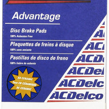 ACDelco 14D1020CH Advantage Ceramic Rear Disc Brake Pad Set