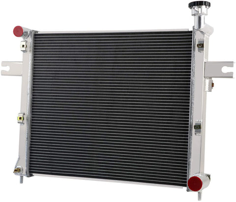 CoolingSky 3 Row All Aluminum Radiator for 2006-2010 Commander & 1999-2010 Grand Cherokee (Fits: 3.0/3.7/4.7/6.1L Engine)