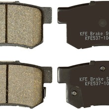 KFE Ultra Quiet Advanced KFE537-104 Premium Ceramic Rear Brake Pad Set