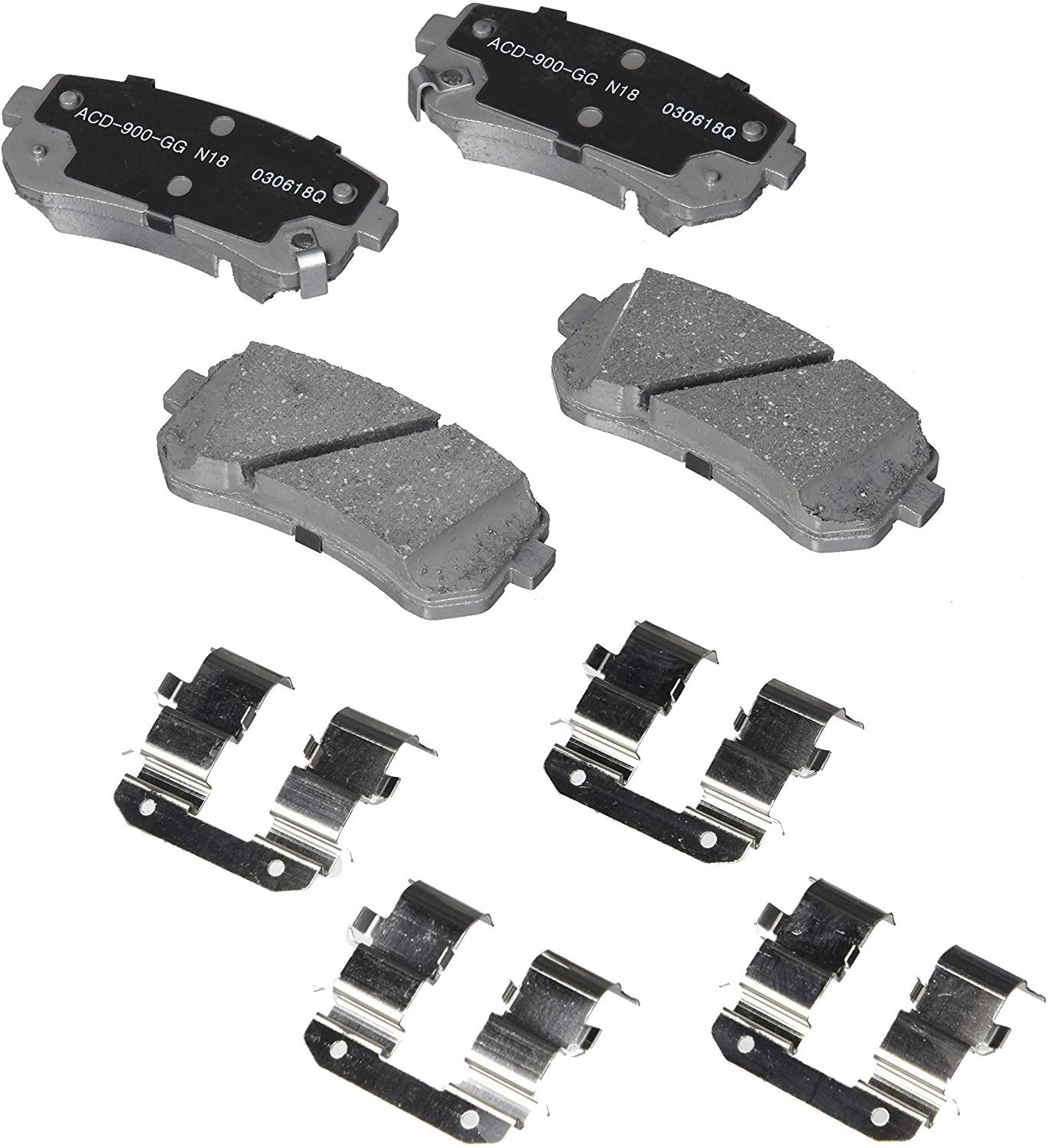 ACDelco 14D1829CH Advantage Disc Brake Pad Set