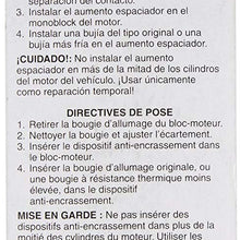 Dorman 42009 Spark Plug Non-Fouler - 18mm Gasket Seat, Pack of 2