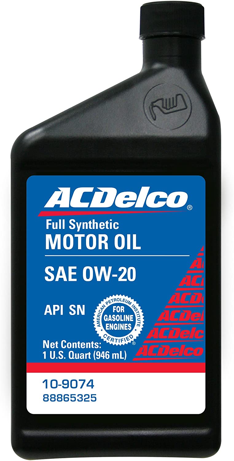 ACDelco 10-9074 0W-20 Synthetic Motor Oil - 1 qt