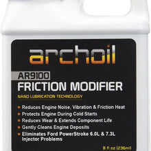 Archoil AR9100 (8 oz) Friction Modifier - Treats up to 8 quarts of Engine Oil