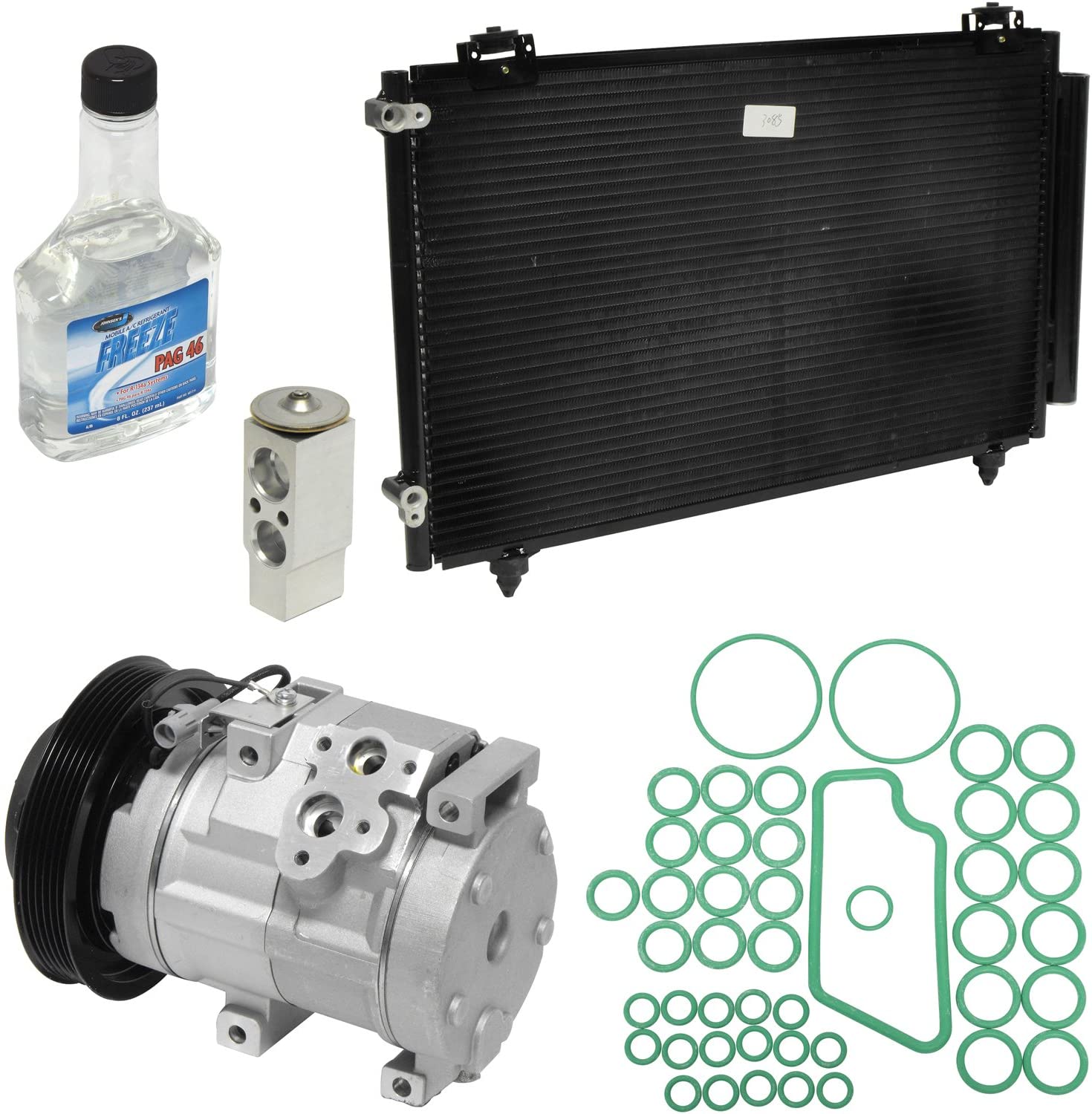 Universal Air Conditioner KT 3993A A/C Compressor/Component Kit
