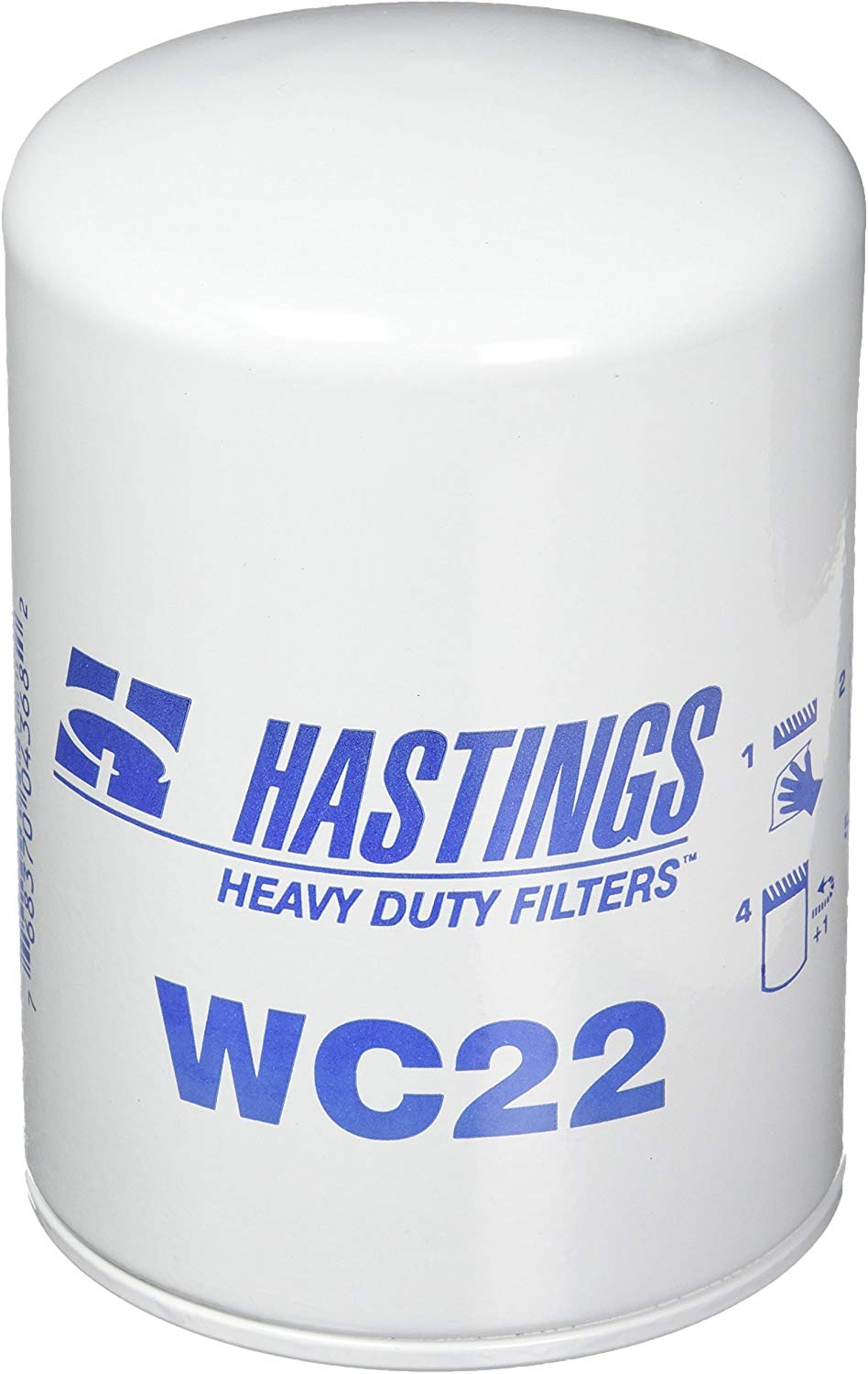 Hastings WC22 Synthetic Media Controlled Release Coolant Spin-On Filter Filter with BTE Formula